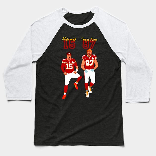 Travis Kelce x Patrick mahomes teammate Baseball T-Shirt by Mic jr